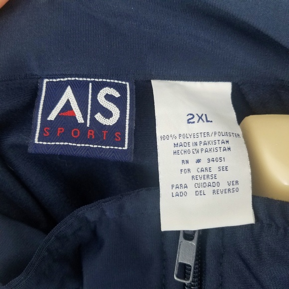 Penn State Nittany Blue Football Zip-Up Jacket 2XL - Picture 7 of 8